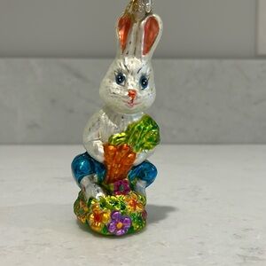 Christopher Radko Bunny Ornament
